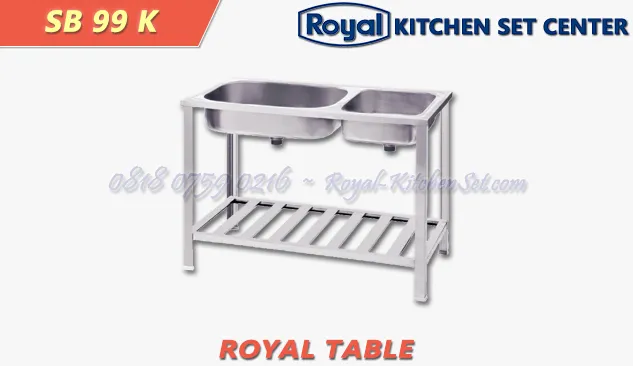 ROYAL TROLLEY AND TABLE ROYAL TABLE 06 (SB 99 K) 1 produk_royal_kitchen_set_table_05