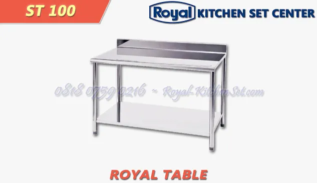 ROYAL TROLLEY AND TABLE ROYAL TABLE 12 (ST 100) 1 produk_royal_kitchen_set_table_08