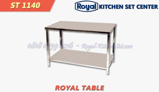 ROYAL TROLLEY AND TABLE ROYAL TABLE 15<br>(ST 1140) 1 produk_royal_kitchen_set_table_11