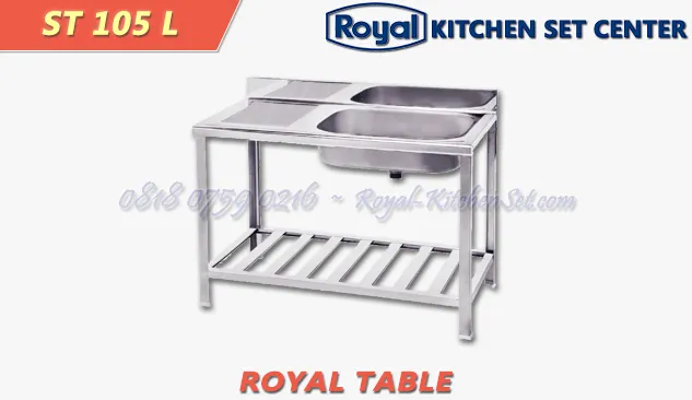 ROYAL TROLLEY AND TABLE ROYAL TABLE 10<br>(ST 105 R/L) 1 produk_royal_kitchen_set_table_12