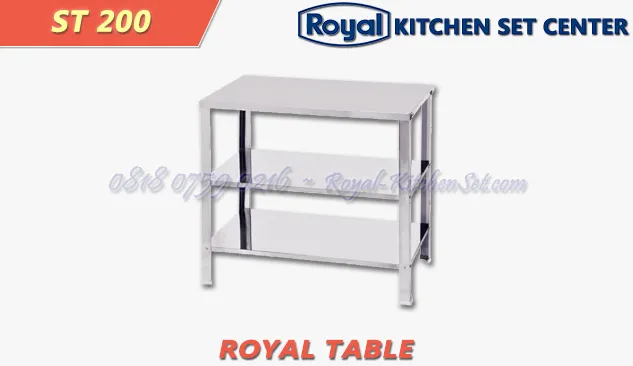 ROYAL TROLLEY AND TABLE ROYAL TABLE 16<br>(ST 200) 1 produk_royal_kitchen_set_table_14
