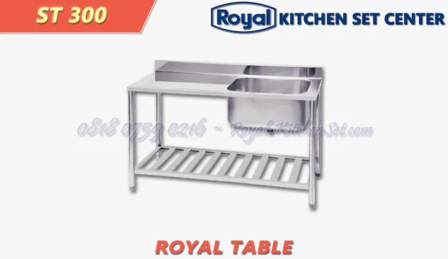 ROYAL TROLLEY AND TABLE ROYAL TABLE 11 (ST 30 K) 1 produk_royal_kitchen_set_table_15